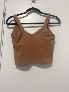 Lululemon Rust Cropped Align Tank